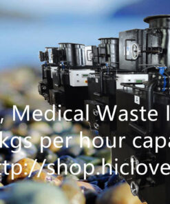 Model: TS30, Medical Waste Incinerator 30-50kgs per hour capacity