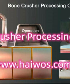 Pets Bone Crusher Processing Center with Vacuuming function