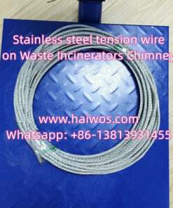Stainless steel tension wire for incinerator chimney(Per Meter)