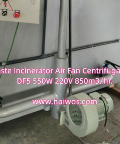 Waste Incinerator Air Fan Centrifugal  Fan DF5 550W 220V 850m3/hr.