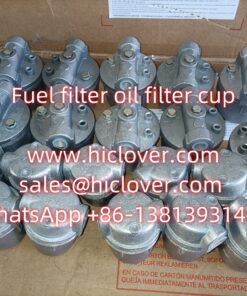 Fuel filter oil filter cup