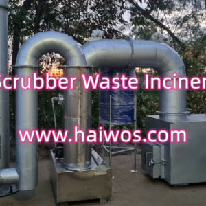 Wet Scrubber(Spray Tower) and Defogging Tower for Waste Incinerators Model TS10