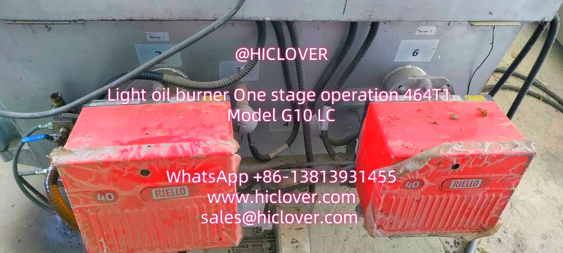 Riello Light oil burner One stage operation 464T1 Model G10 LC