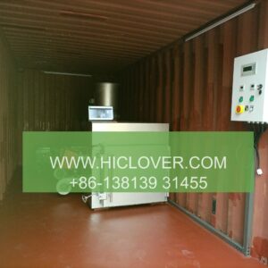 Portable Waste Treatment System-Highlights the ease of transport and setup