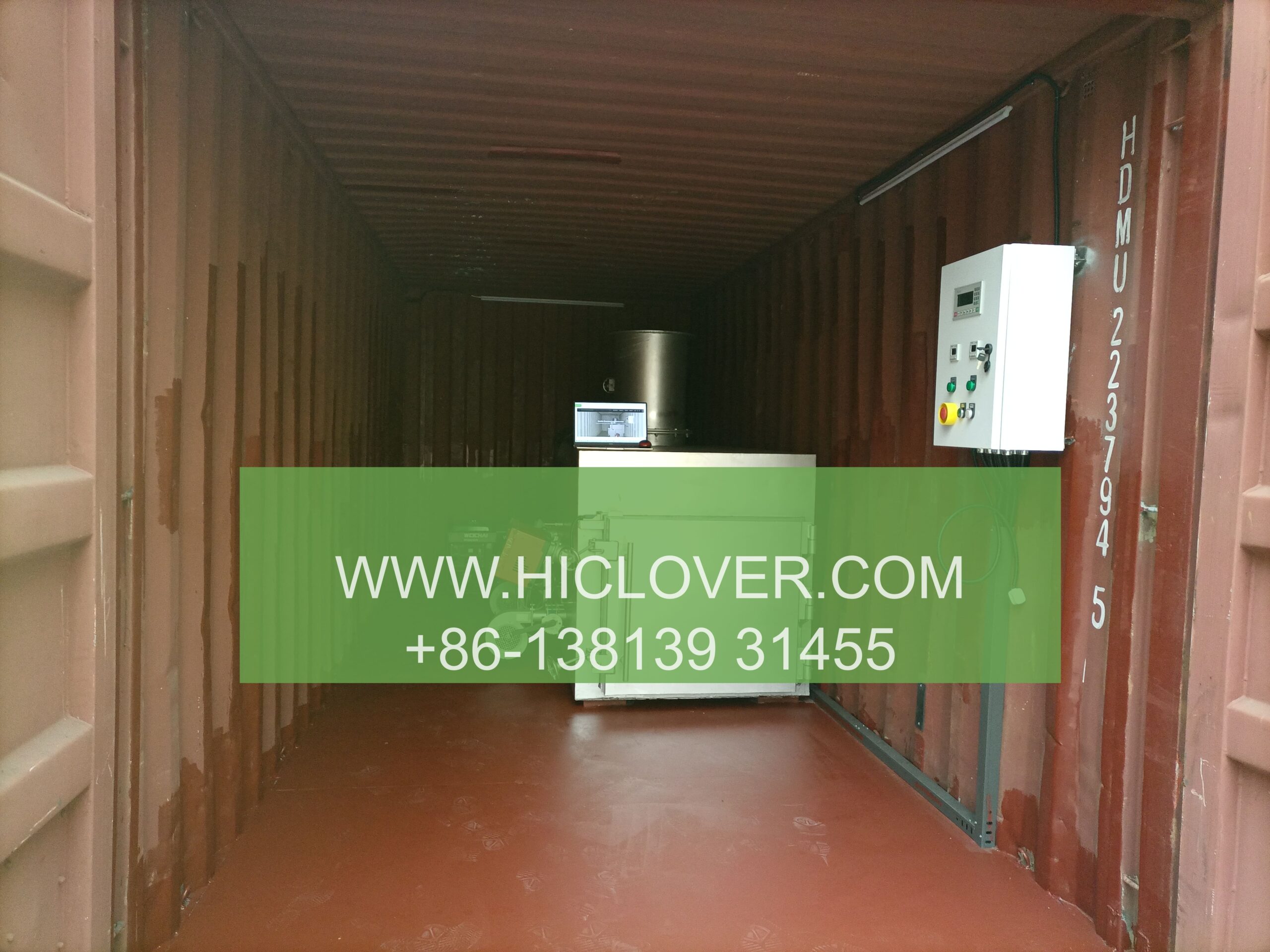 Containerized Incinerator for Mining Operations-Targets the mining industry for waste management solutions