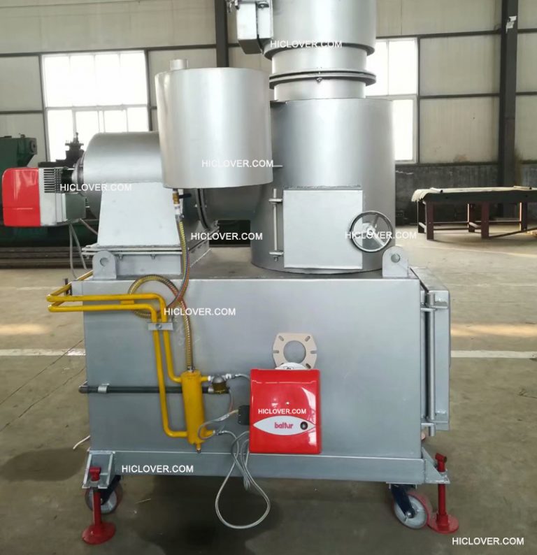 HICLOVER Incinerator mobile small With Wheel and Brake