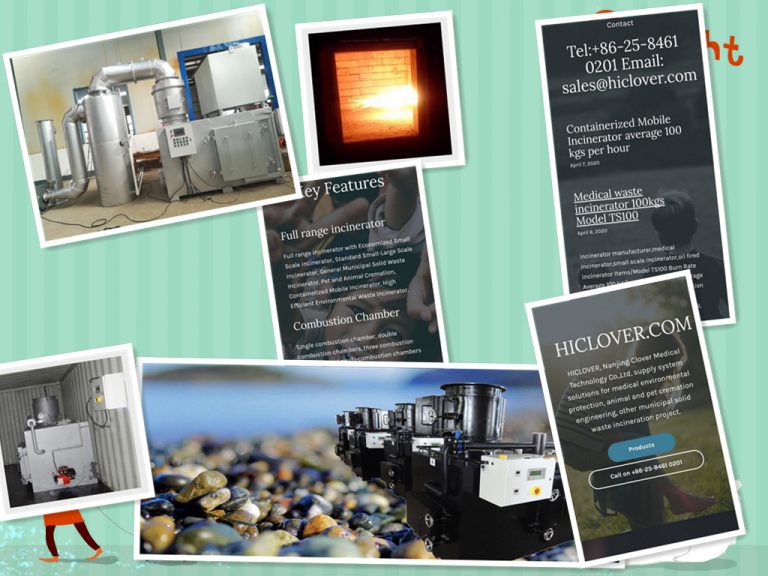 MEDIUM-CAPACITY ANIMAL CARCASS INCINERATOR HICLOVER Model TS100(PLC)