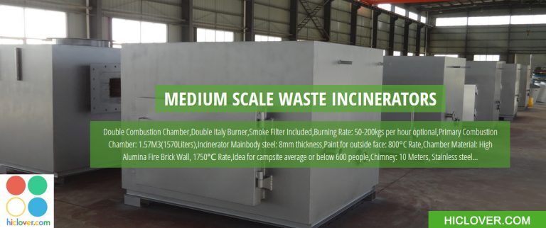 HICLOVER TS Model Incinerator