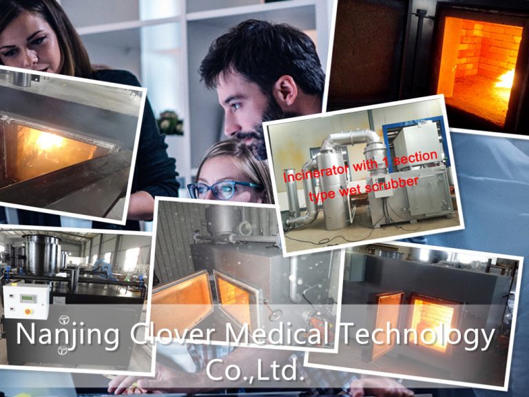 Incinerator design for hospitals