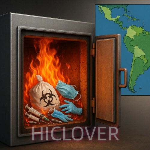 Medical Waste Incinerator for Hospitals ― HICLOVER TS500 (500 kg/hr, Diesel, Containerized System)