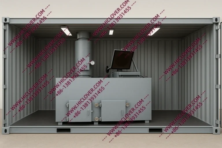 HICLOVER TS100 Top-Loading Incinerator C High-Efficiency Waste Disposal Solution