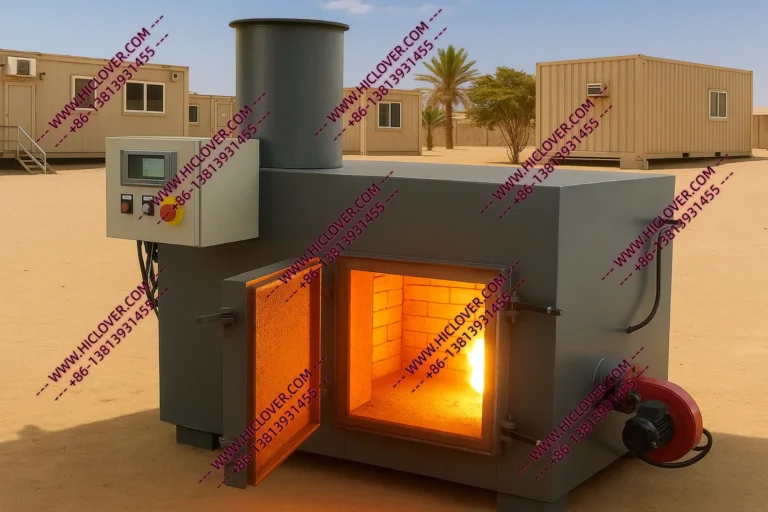 High-Temperature Animal Waste Incineration for Farms and Veterinary Centers