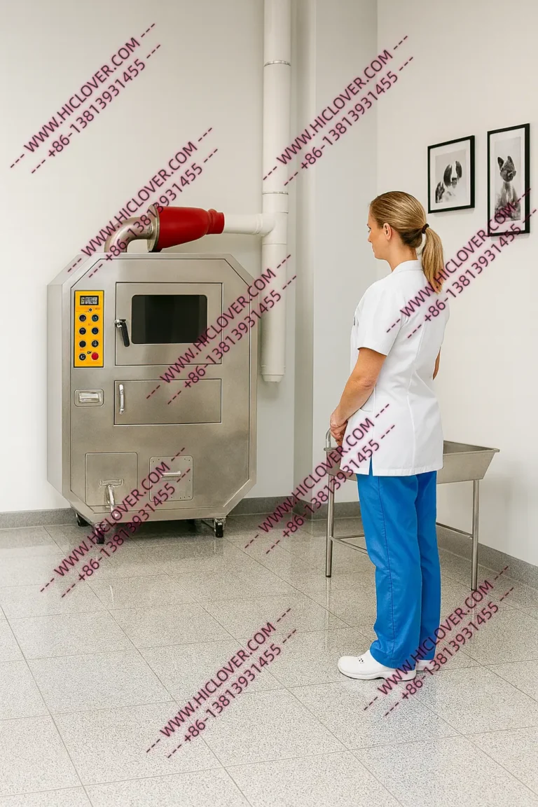 Advanced Pet Bone Crusher with Vacuum System for Professional Cremation Services