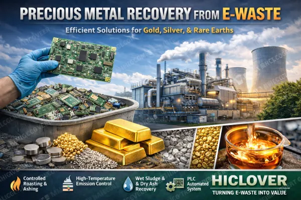 Advanced Approaches to Precious Metal Recovery from E-Waste: Clean Thermal Pre-Treatment for Strategic Resource Recycling