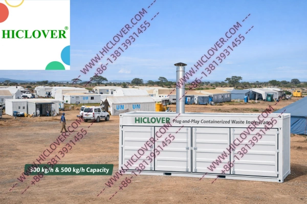 HICLOVER Plug-and-Play Containerized Waste Incinerator