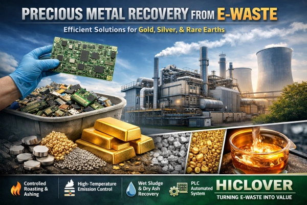 Precious Metal Recovery from E-Waste: Industrial Trends and the Role of HICLOVER Thermal Systems