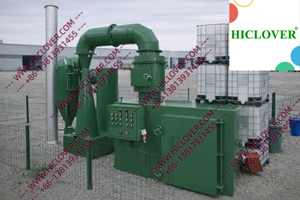 HICLOVER Dual-Chamber Incinerator System Rapid Quench Spray Tower + Scrubbing & Dust Removal Tower + Demister Tower Configuration
